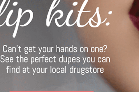 Lip Kits HTML email marketing